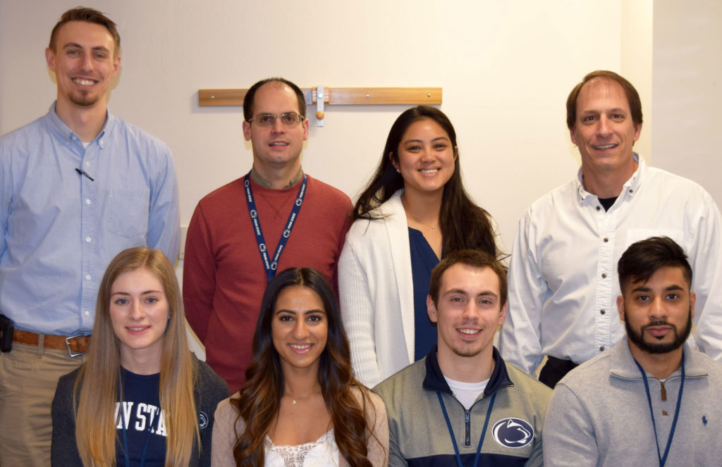 The 2020 trainees with the ONE Group at Penn State College of Medicine are pictured with program faculty and staff. There are eight people in two rows.