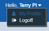 A screenshot from STAR shows the user name and options for My Profile and Logoff.